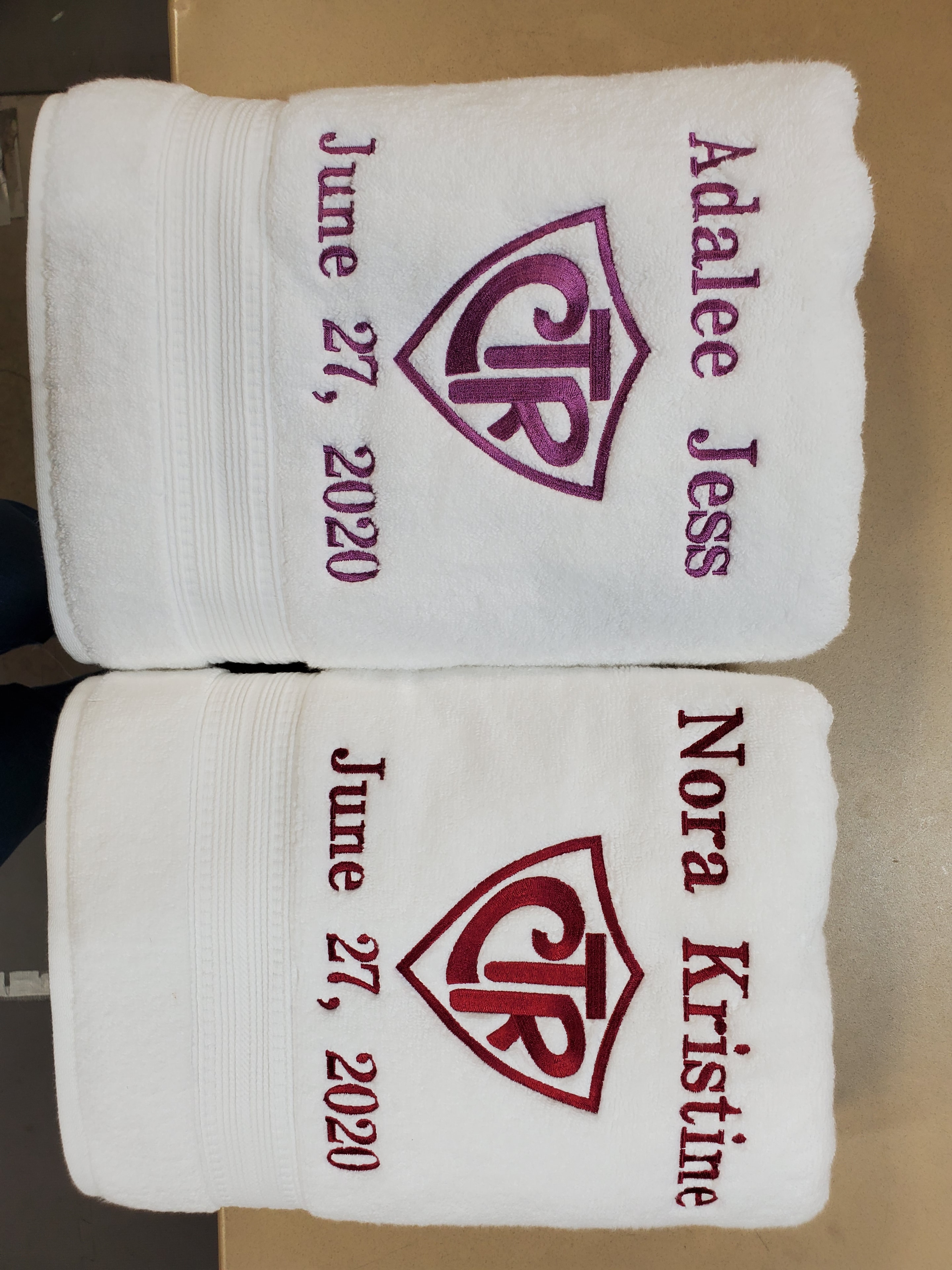 Monogram Towel Set